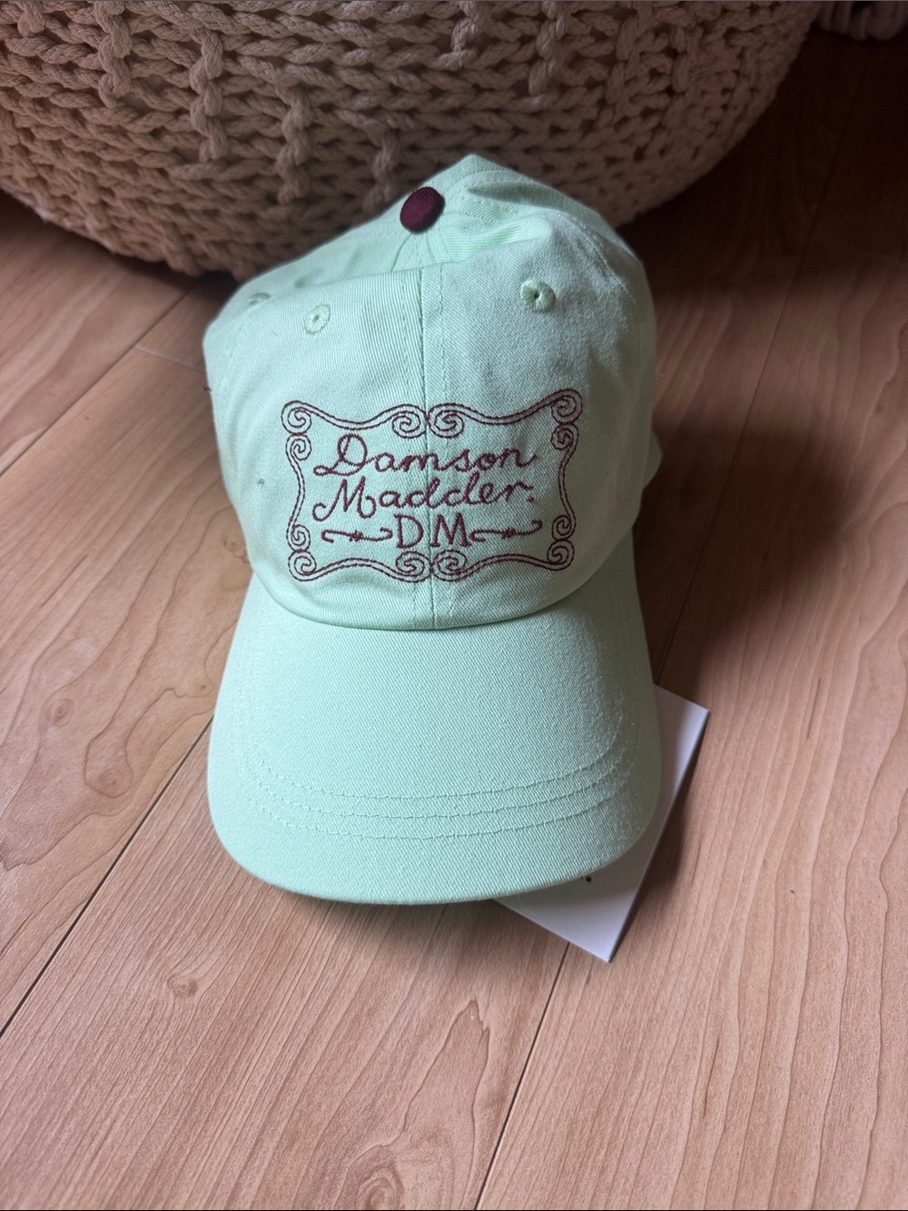Damson Madder Mint Green Logo Baseball Cap